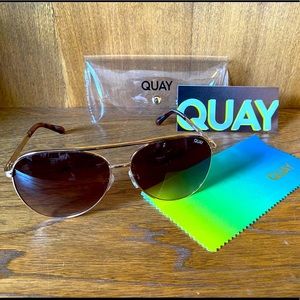 *NEW* Quay Vivienne Oversized Aviator Sunglasses